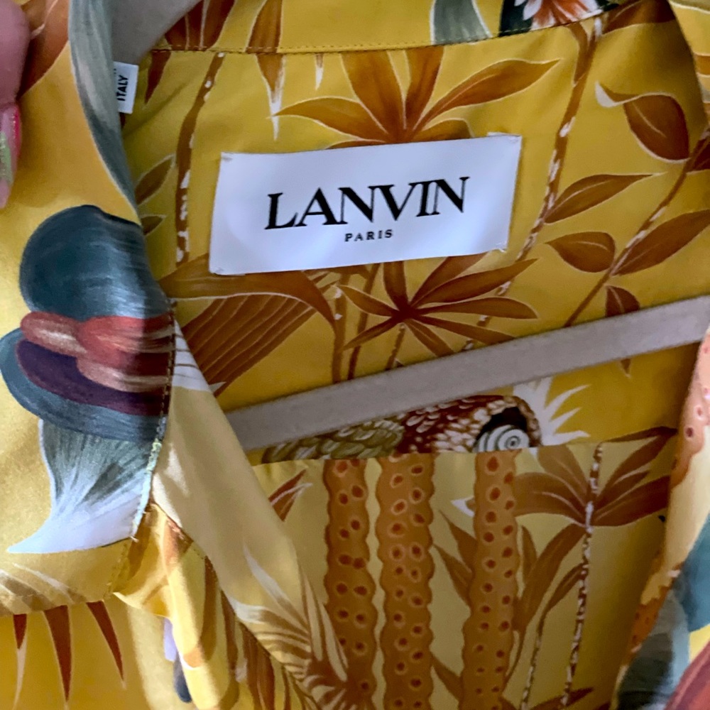Gorgeous silk Lanvin Paris top